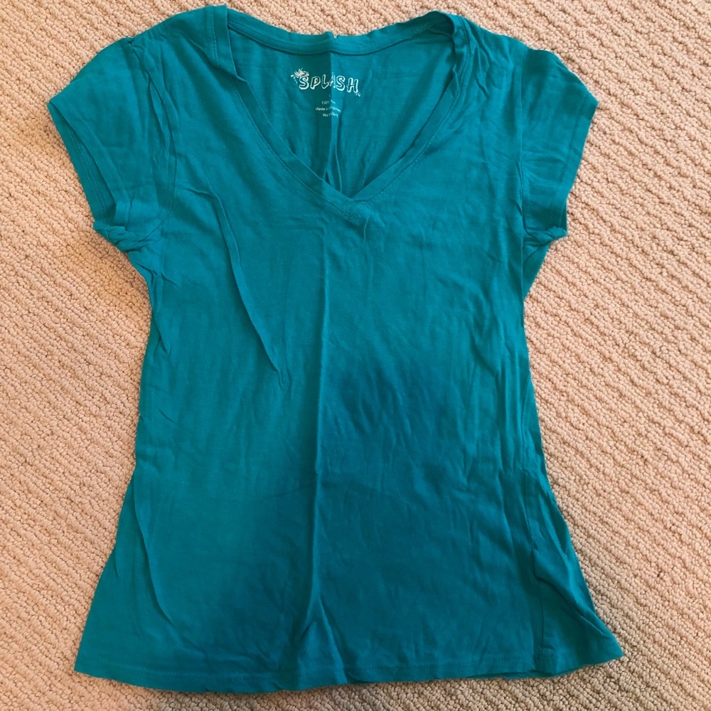 Splash Blue teeshirt size large